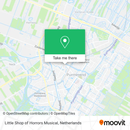 Little Shop of Horrors Musical map