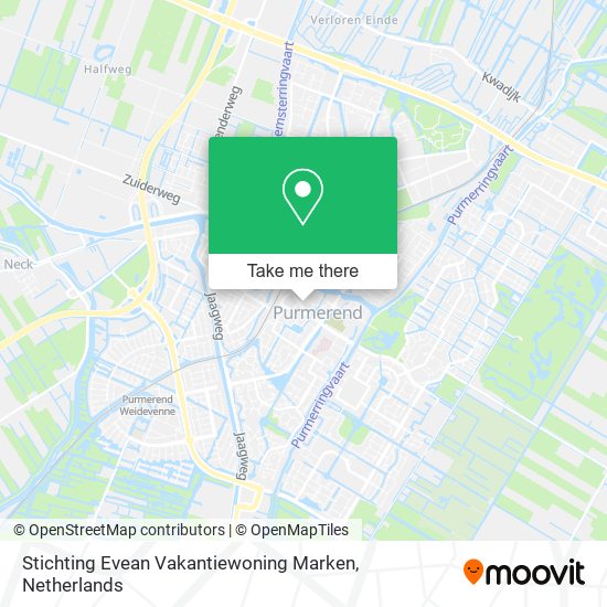 Stichting Evean Vakantiewoning Marken map