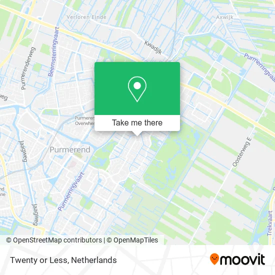 Twenty or Less map