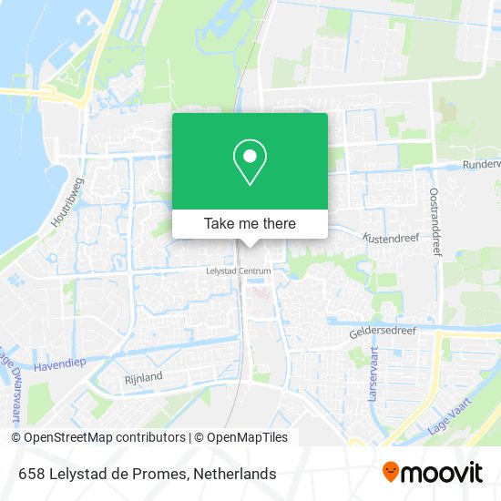 658 Lelystad de Promes map