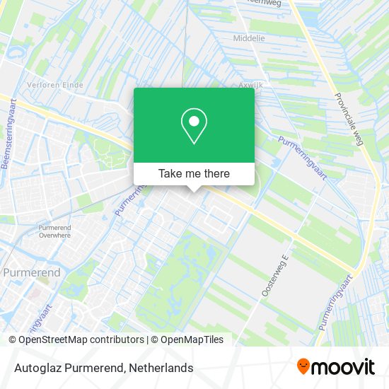 Autoglaz Purmerend map