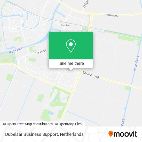 Dubelaar Business Support map