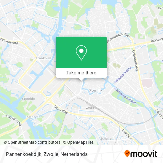 Pannenkoekdijk, Zwolle map