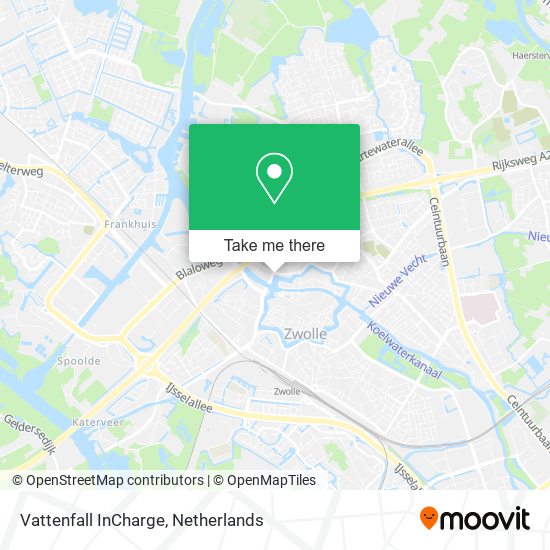 Vattenfall InCharge map