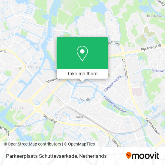 Parkeerplaats Schuttevaerkade map