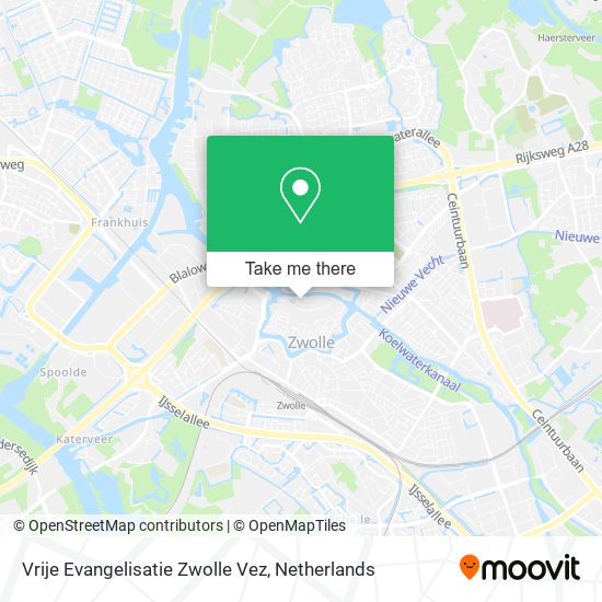 Vrije Evangelisatie Zwolle Vez map