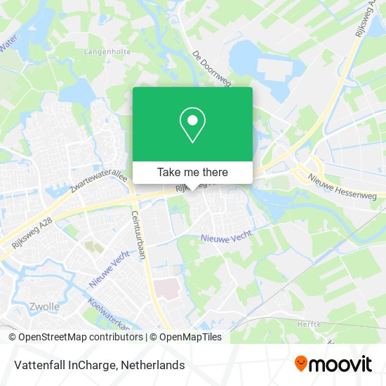 Vattenfall InCharge map