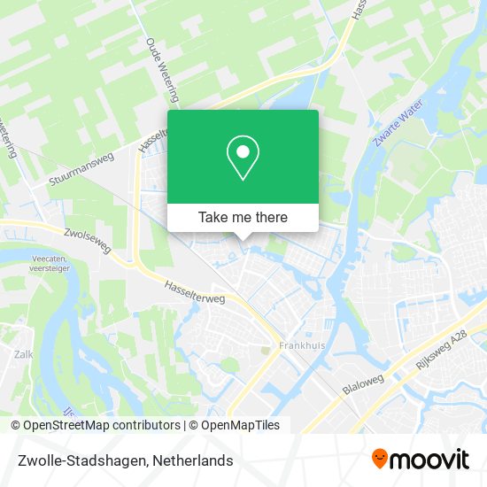 Zwolle-Stadshagen map
