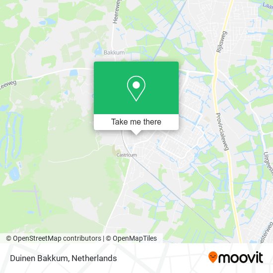 Duinen Bakkum Karte