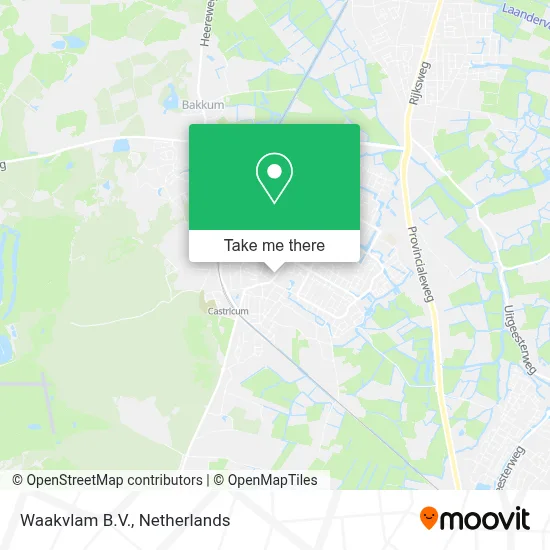 Waakvlam B.V. map