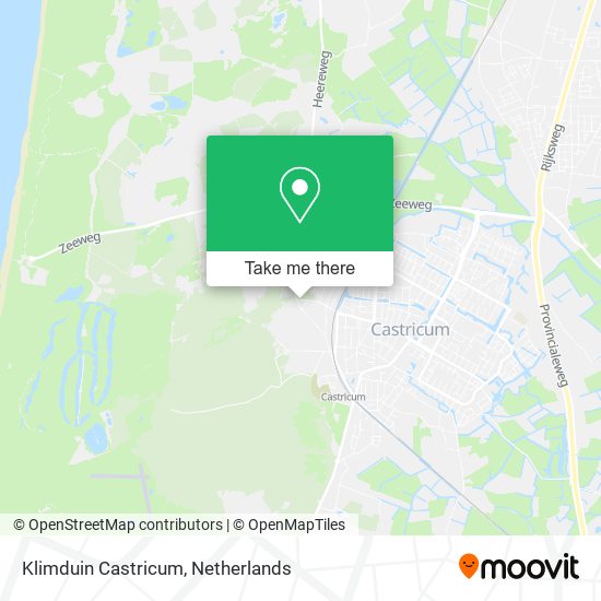 Klimduin Castricum Karte