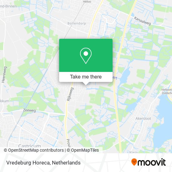 Vredeburg Horeca Karte