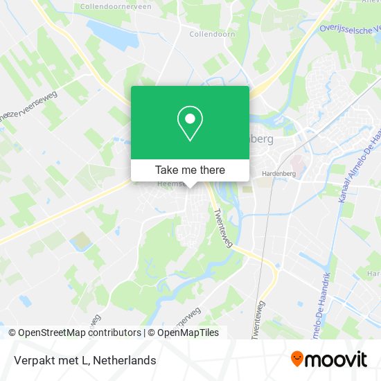 Verpakt met L map