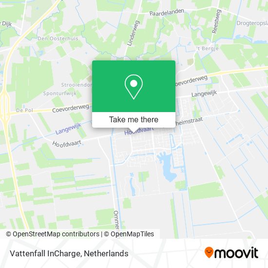 Vattenfall InCharge map