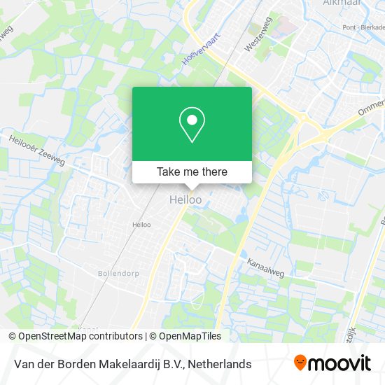 Van der Borden Makelaardij B.V. map