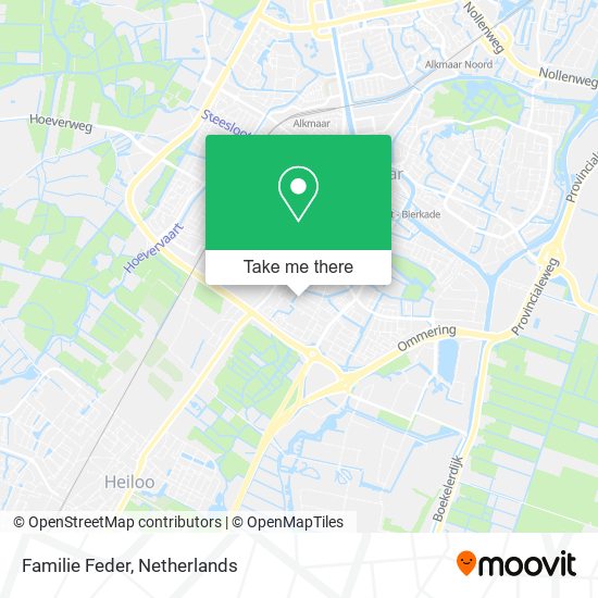 Familie Feder map