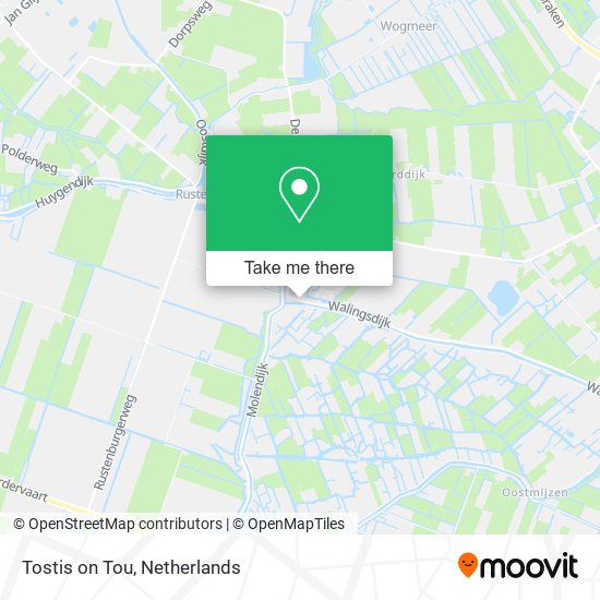 Tostis on Tou map