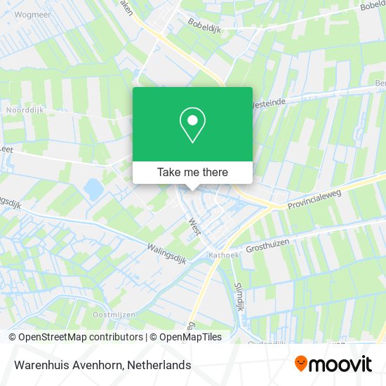 Warenhuis Avenhorn Karte
