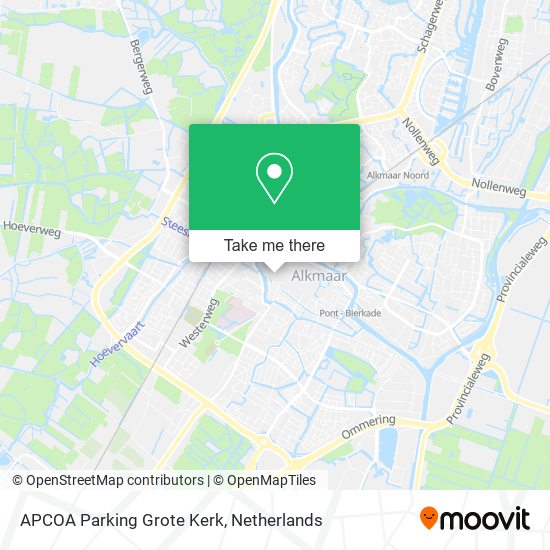 APCOA Parking Grote Kerk map