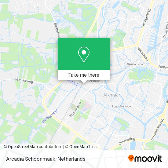 Arcadia Schoonmaak map