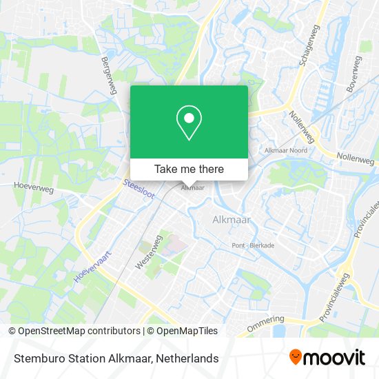 Stemburo Station Alkmaar map