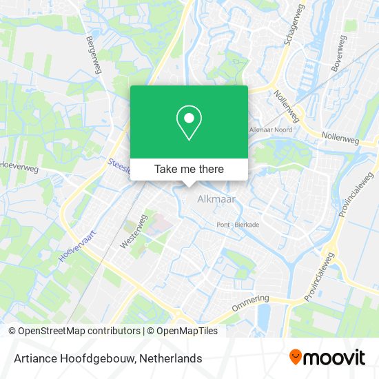 Artiance Hoofdgebouw map