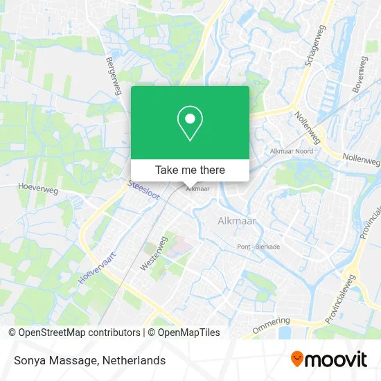 Sonya Massage map