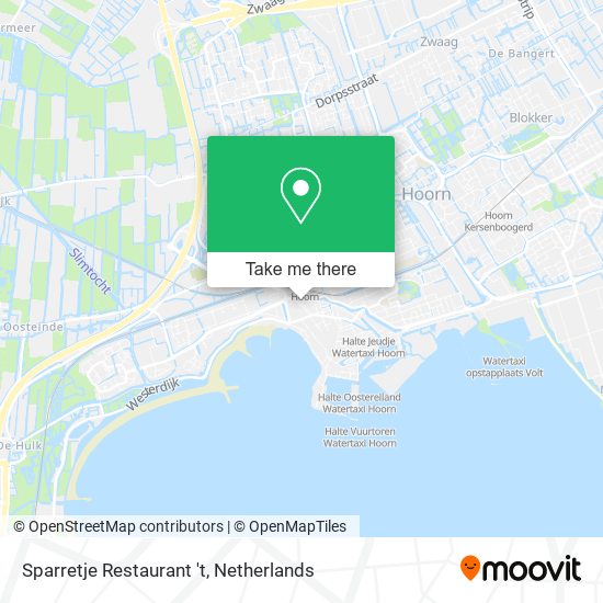 Sparretje Restaurant 't map