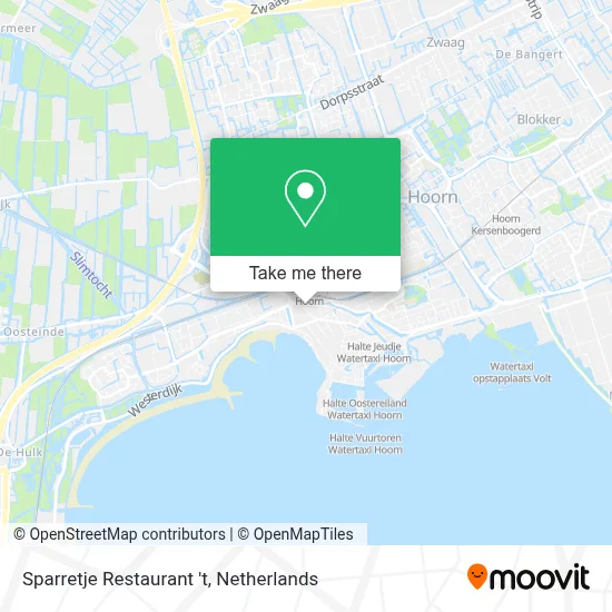 Sparretje Restaurant 't map