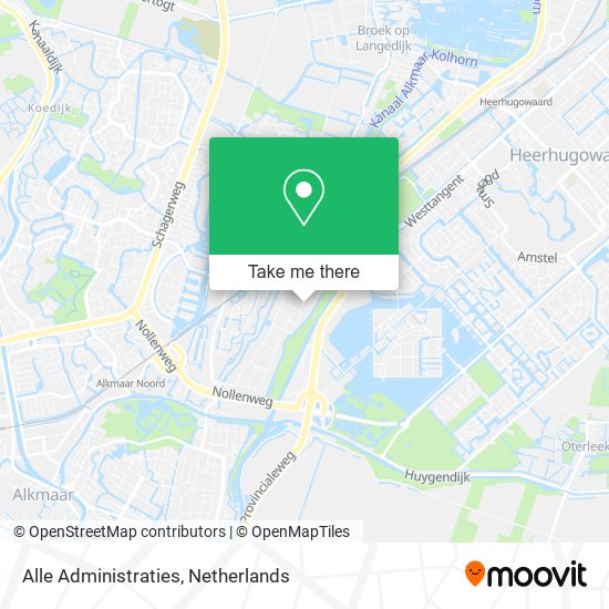 Alle Administraties map