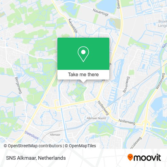 SNS Alkmaar map