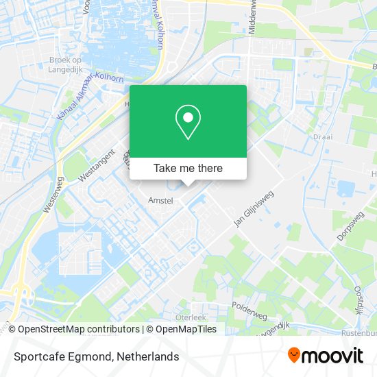 Sportcafe Egmond map