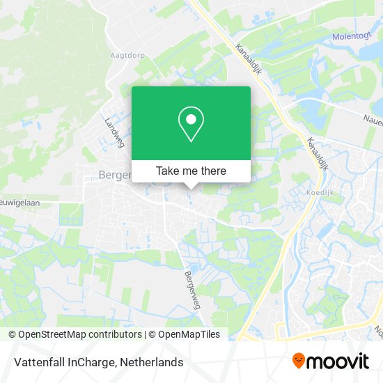 Vattenfall InCharge map