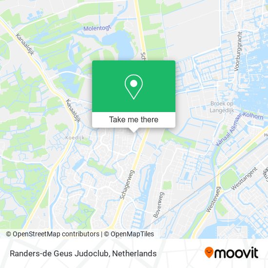 Randers-de Geus Judoclub map