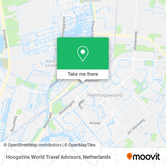 Hoogstins World Travel Advisors map