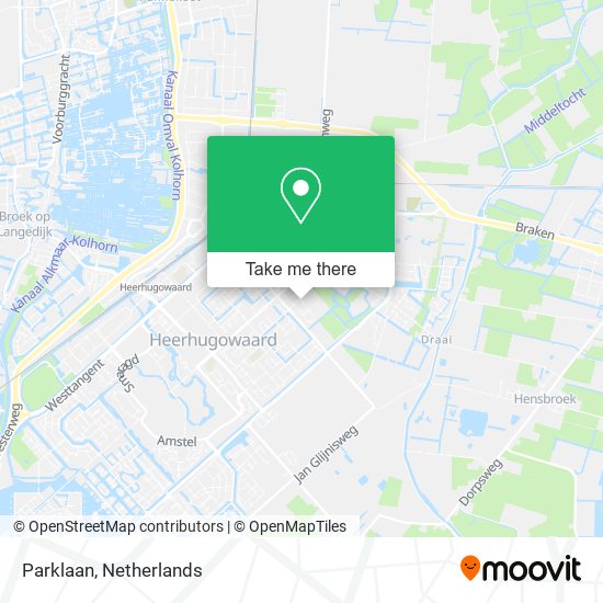 Parklaan map