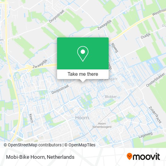 Mobi-Bike Hoorn Karte