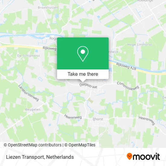 Liezen Transport map