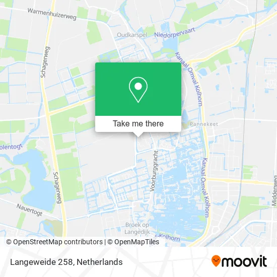 Langeweide 258 map
