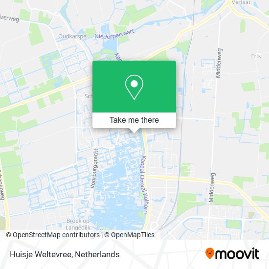 Huisje Weltevree map