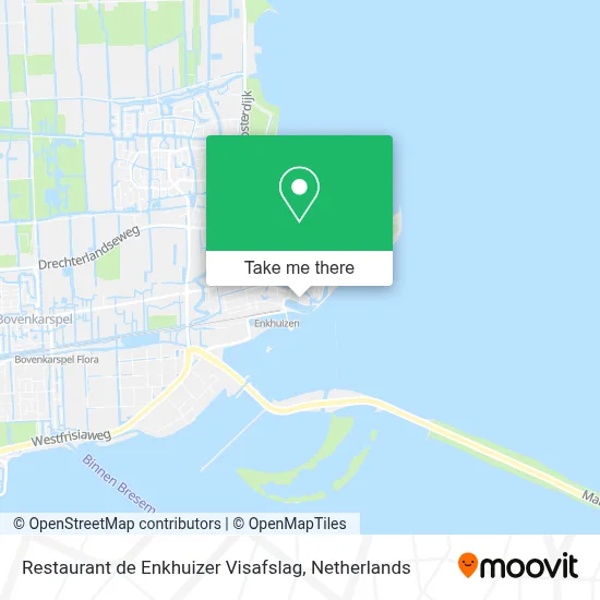 Restaurant de Enkhuizer Visafslag map