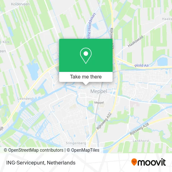 ING-Servicepunt map