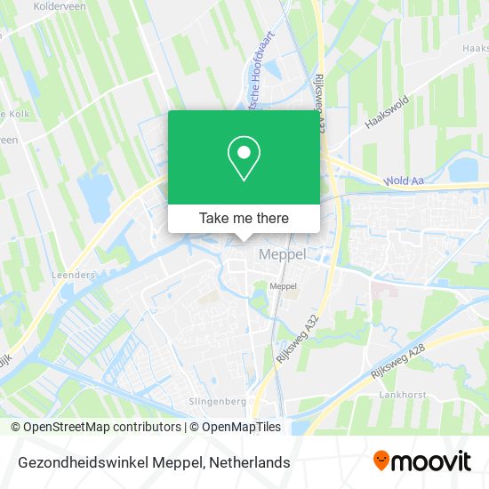 Gezondheidswinkel Meppel map