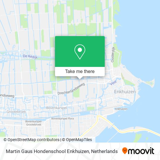 Martin Gaus Hondenschool Enkhuizen map