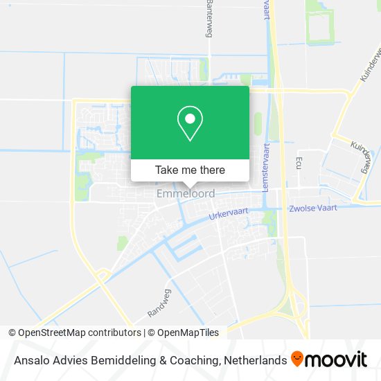 Ansalo Advies Bemiddeling & Coaching map