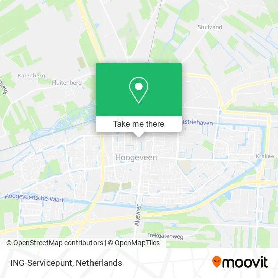 ING-Servicepunt map