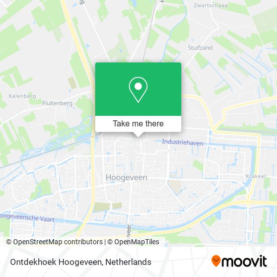 Ontdekhoek Hoogeveen map