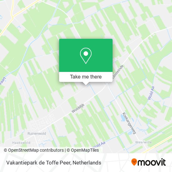 Vakantiepark de Toffe Peer map