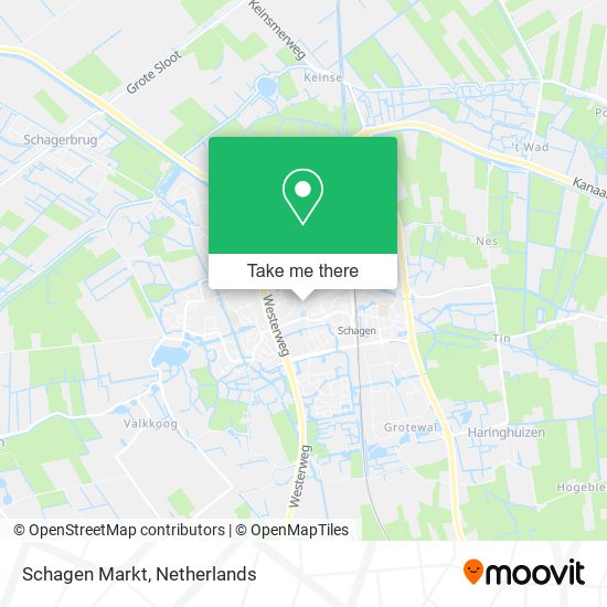Schagen Markt map
