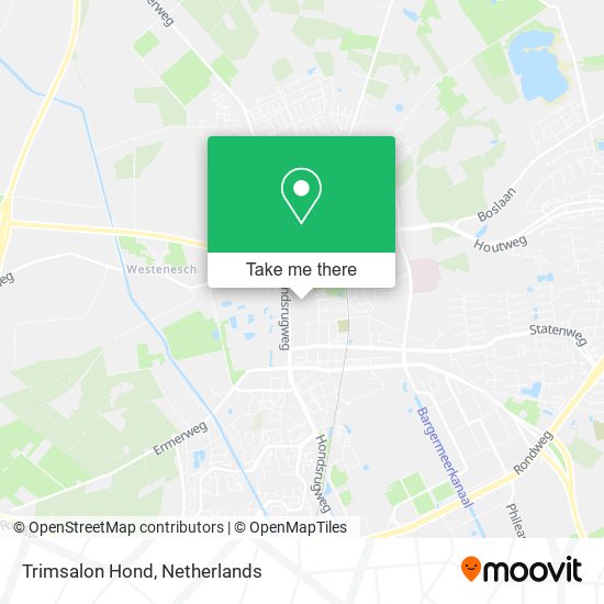 Trimsalon Hond map